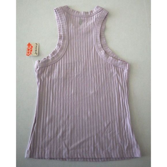 FP Movement By Free People Women's Sz XS Dew Berry Ribbed Blissed Out Tank Top - Picture 2 of 6